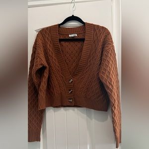 Fashion Nova cropped cardigan.